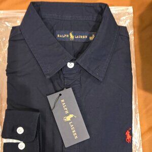 Brand Ralph Lauren Classic Oxford Shirt Navy and Black XL